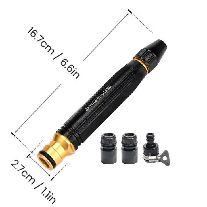 High-Pressure Garden Hose Wand & Sprayer – Blast Grime & Water Your Garden with One Tool