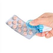 Portable Pill Pusher & Organizer – Easy One-Press Tablet Remover with Storage Box