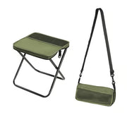 Foldable Backpack Stool – Portable Outdoor Folding Chair, Heavy-Duty, Compact & Lightweight