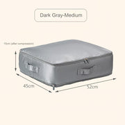 Compression Duvet Storage Bag – Large Capacity, Breathable Satin, Machine Washable