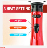 2-in-1 Hot Air Styler & Rotating Hair Dryer Brush – Ceramic Ionic, 3-Heat, Dual Brush Heads