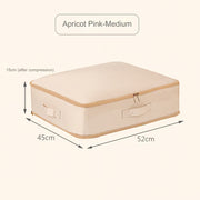 Compression Duvet Storage Bag – Large Capacity, Breathable Satin, Machine Washable
