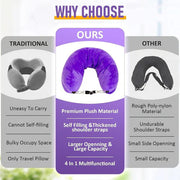 Stuffable Travel Neck Pillow